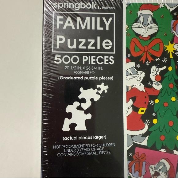 NEW Springbok Looney Tunes Christmas Puzzle - 500 Pieces sealed family style - Picture 4 of 5